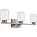 Saville LED 23.4 inch Brushed Nickel Bathroom Vanity Wall Light