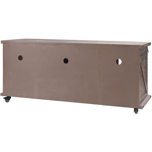 Presley 55 inch Natural and Brown Tv Stand in Natural Brown