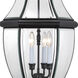 Newbury 3 Light 13 inch Mystic Black Outdoor Hanging Lantern