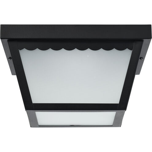 Brentwood LED 9 inch Black Outdoor Flush Mount