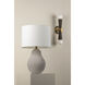 Crater 25.5 inch 60.00 watt Patina Brass/White Gold Table Lamp Portable Light