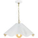 Marisol 1 Light 14.75 inch White Pendant Ceiling Light, Small