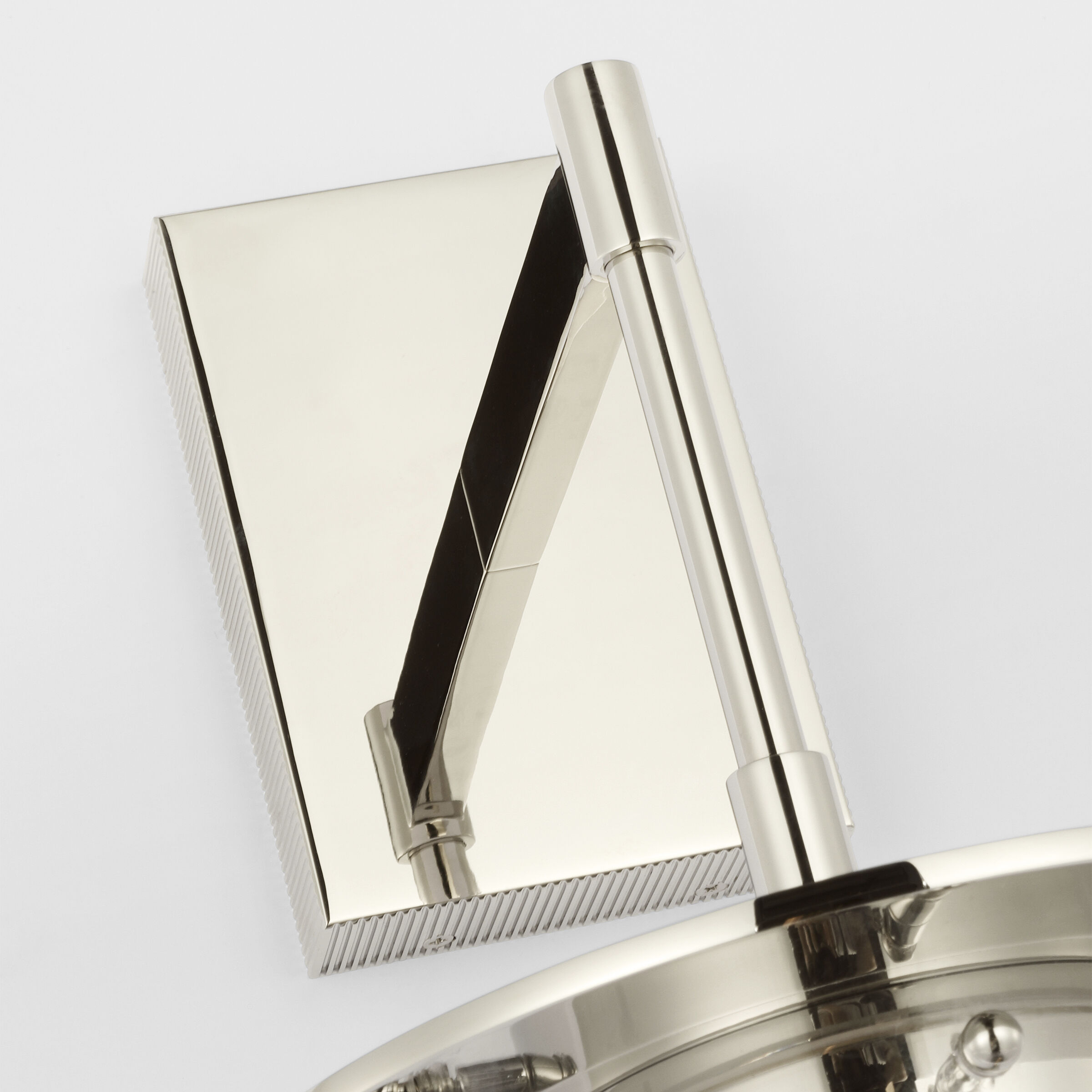 Ray Booth Elias LED 9 inch Polished Nickel Sconce Wall Light