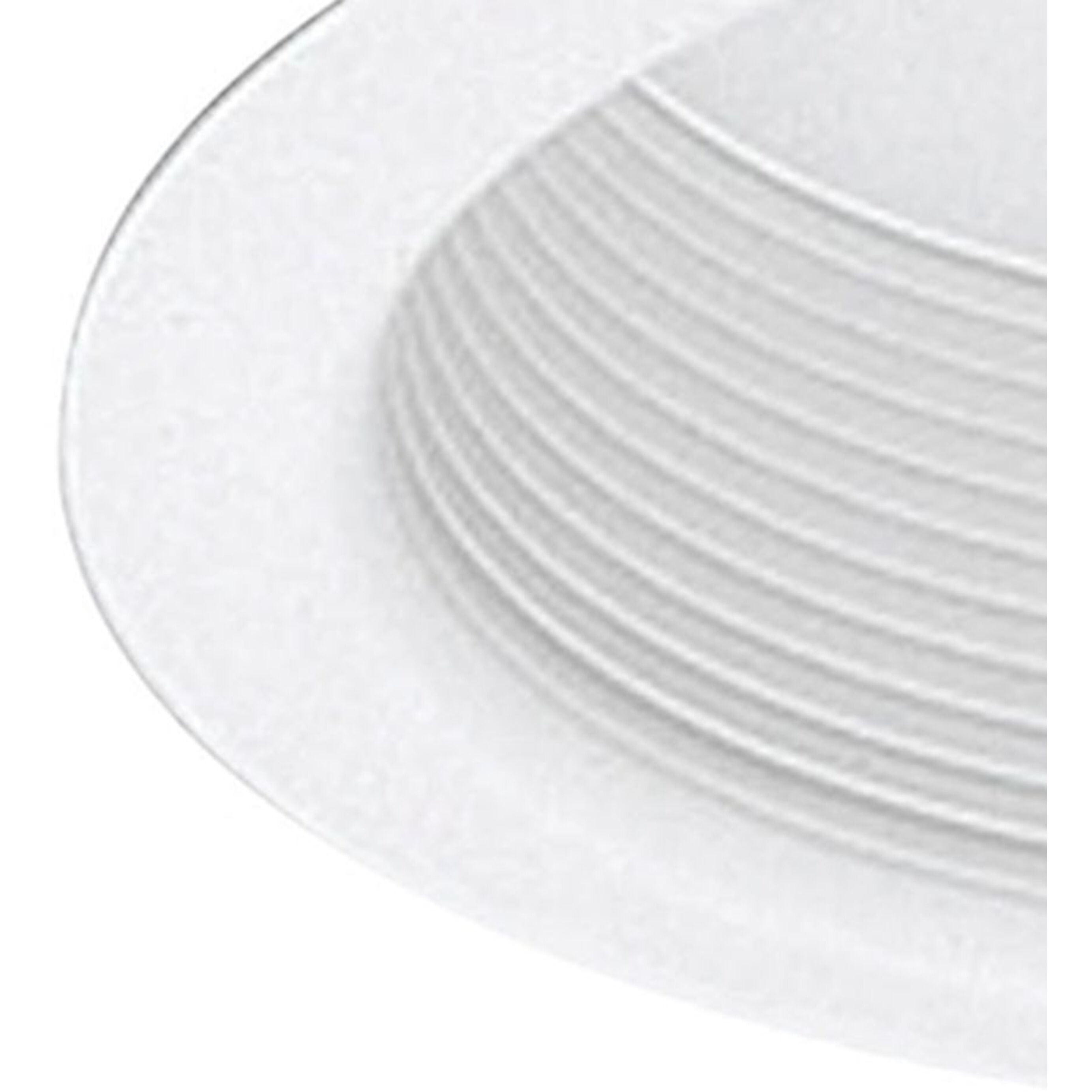 Trace Matte White Recessed Trim