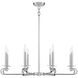 Torino 8 Light 34 inch Polished Nickel Chandelier Ceiling Light, Essentials