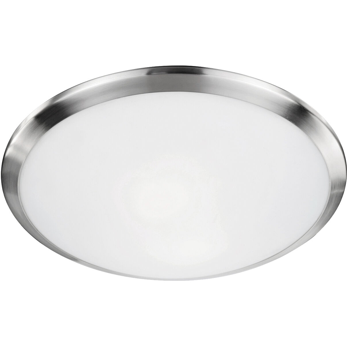 Malta 2 Light 15 inch Brushed Nickel Flush Mount Ceiling Light
