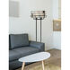 Evelyn 63 inch 60.00 watt Tiffany Bronze Floor Lamp Portable Light