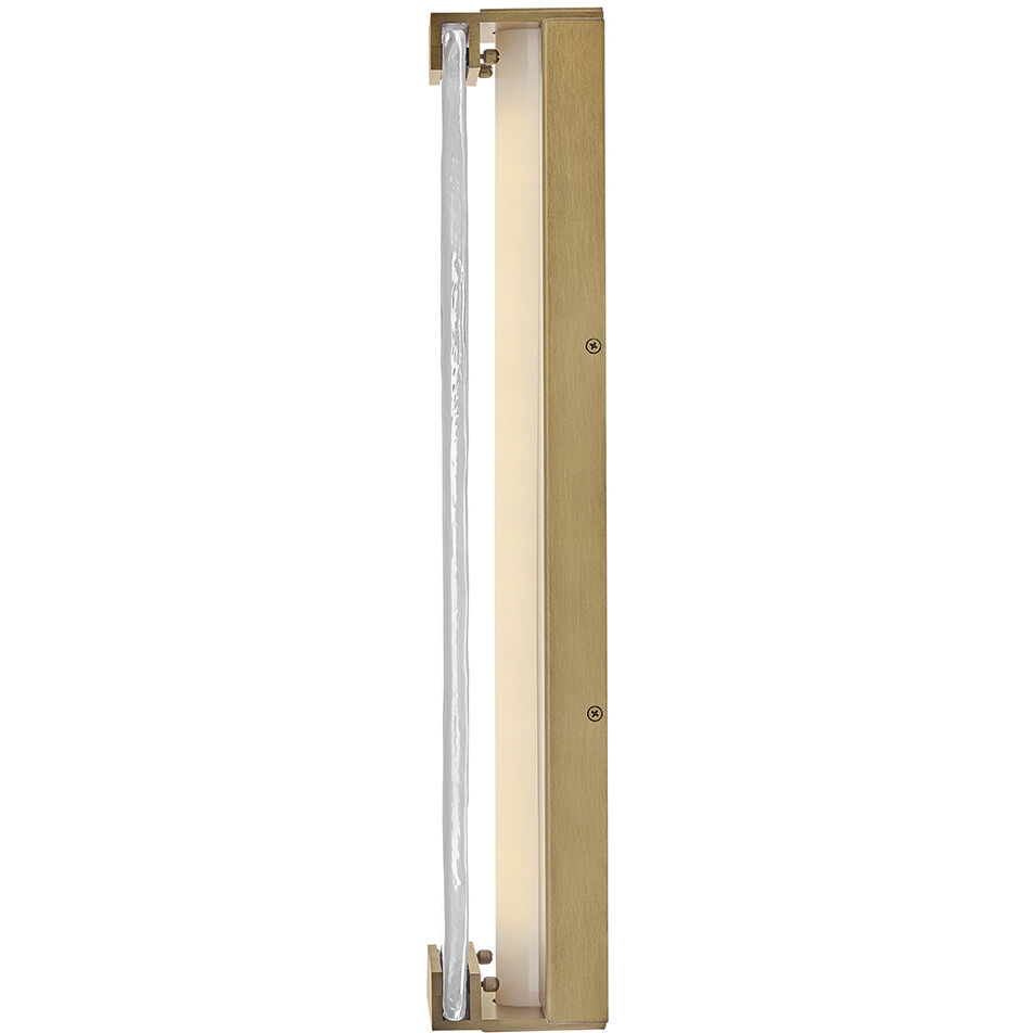 Zayde LED 22.25 inch Heritage Brass Outdoor Wall Mount