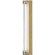 Zayde LED 22.25 inch Heritage Brass Outdoor Wall Mount