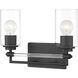 Binsly 2 Light 15.63 inch Coal Bath Vanity Light Wall Light
