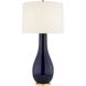 Chapman & Myers Orson 32.5 inch 150 watt Denim Porcelain Table Lamp Portable Light in Linen