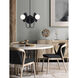 Mierka 3 Light 17.5 inch Black Chandelier Ceiling Light