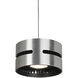 Oxford LED 5 inch Brushed Nickel Pendant Ceiling Light