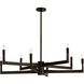 Griff 8 Light 39 inch English Bronze and English Bronze Chandelier Ceiling Light