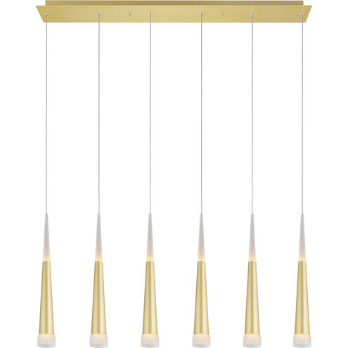 Andes LED 40 inch Satin Gold Pool Table Light Ceiling Light