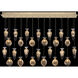 Essence 26 Light 54 inch Gold Pendant Ceiling Light