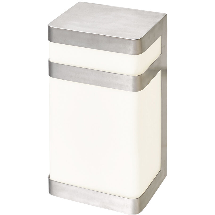 Sentinel LED 10 inch Stainless Steel Outdoor Wall Light