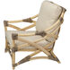 Dune Matte Grey and Natural Lounge Chair