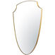 Shield Your Eyes 33.5 X 24 inch Gold Wall Mirror