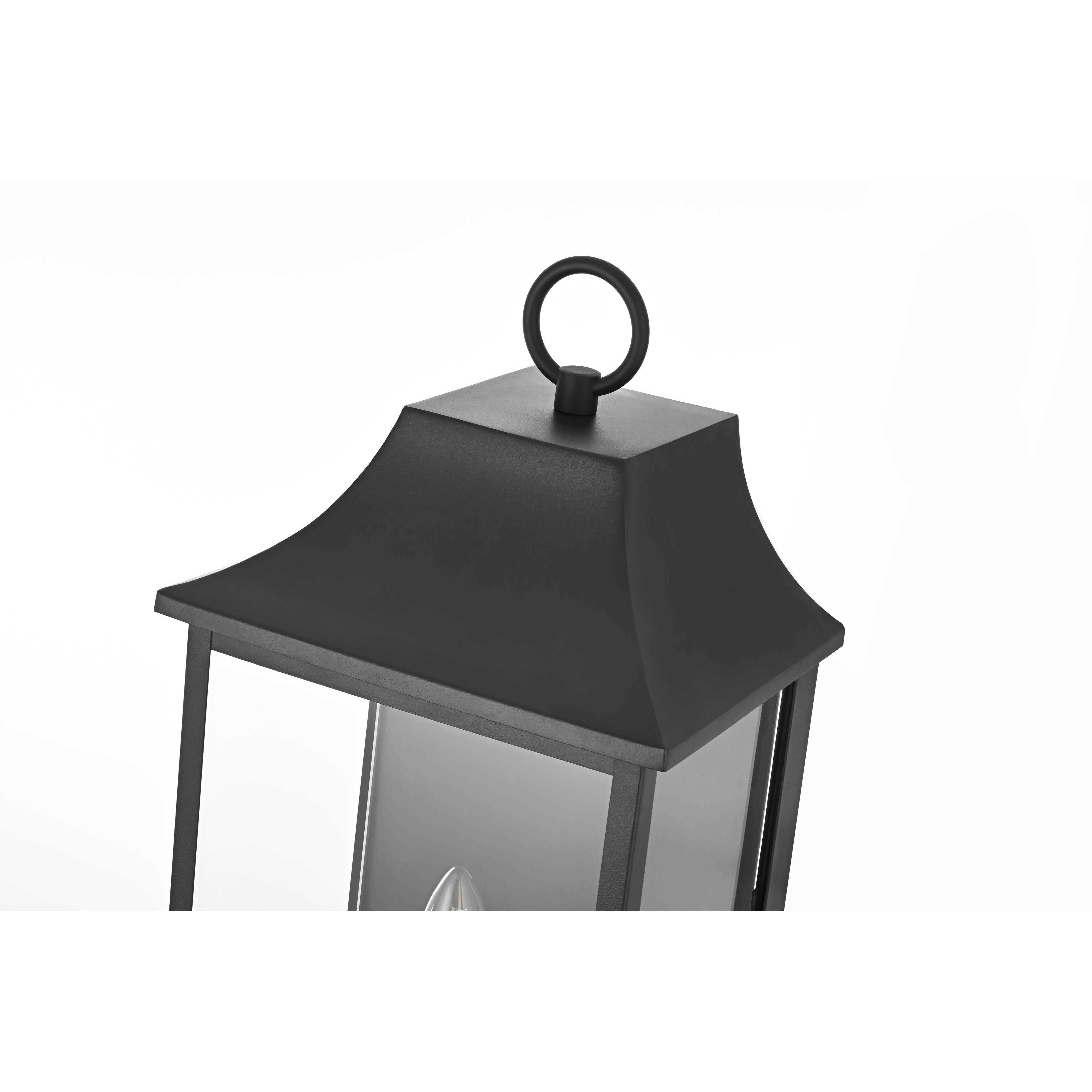 Shepard 3 Light 25 inch Black Outdoor Wall Sconce
