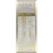 Seaside Harmony Blue and Brown and Metallic and White Framed Art