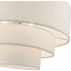 Gladstone 4 Light 23 inch Brushed Nickel Pendant Chandelier Ceiling Light