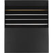 Kelly by Kelly Wearstler Lamel LED 10.8 inch Outdoor Black Outdoor Wall Lantern