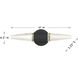 Beaumont LED 18 inch Black Lustre Bathroom Vanity Light Wall Light