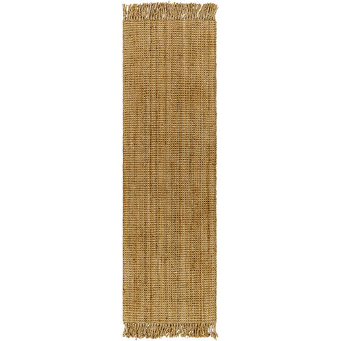 Chunky Naturals 144 X 30 inch Light Brown Rug in 2.5 x 12, Runner