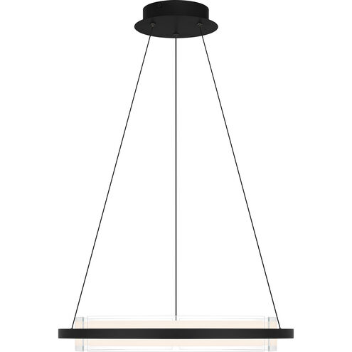 Malik 20 inch Matte Black Pendant Ceiling Light