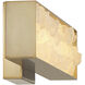 Divinely LED 3 inch Celeste Brass ADA Wall Sconce Wall Light