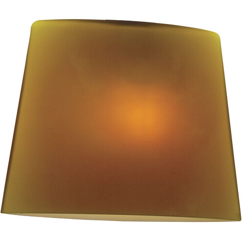 Thea Amber 3 inch Glass Shade, Oval