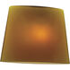 Thea Amber 3 inch Glass Shade, Oval