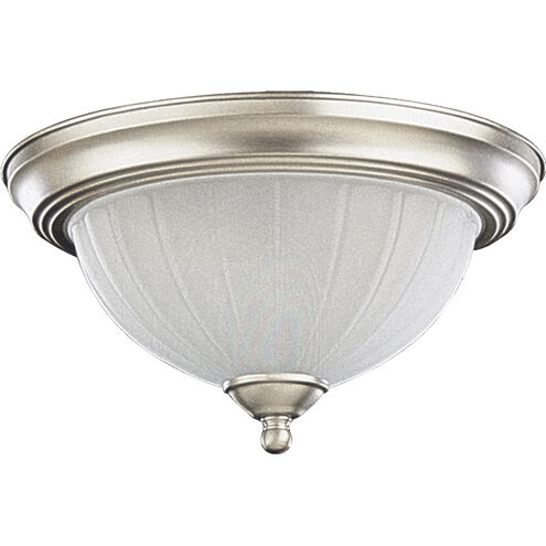 Fort Worth 2 Light 12 inch Satin Nickel Flush Mount Ceiling Light