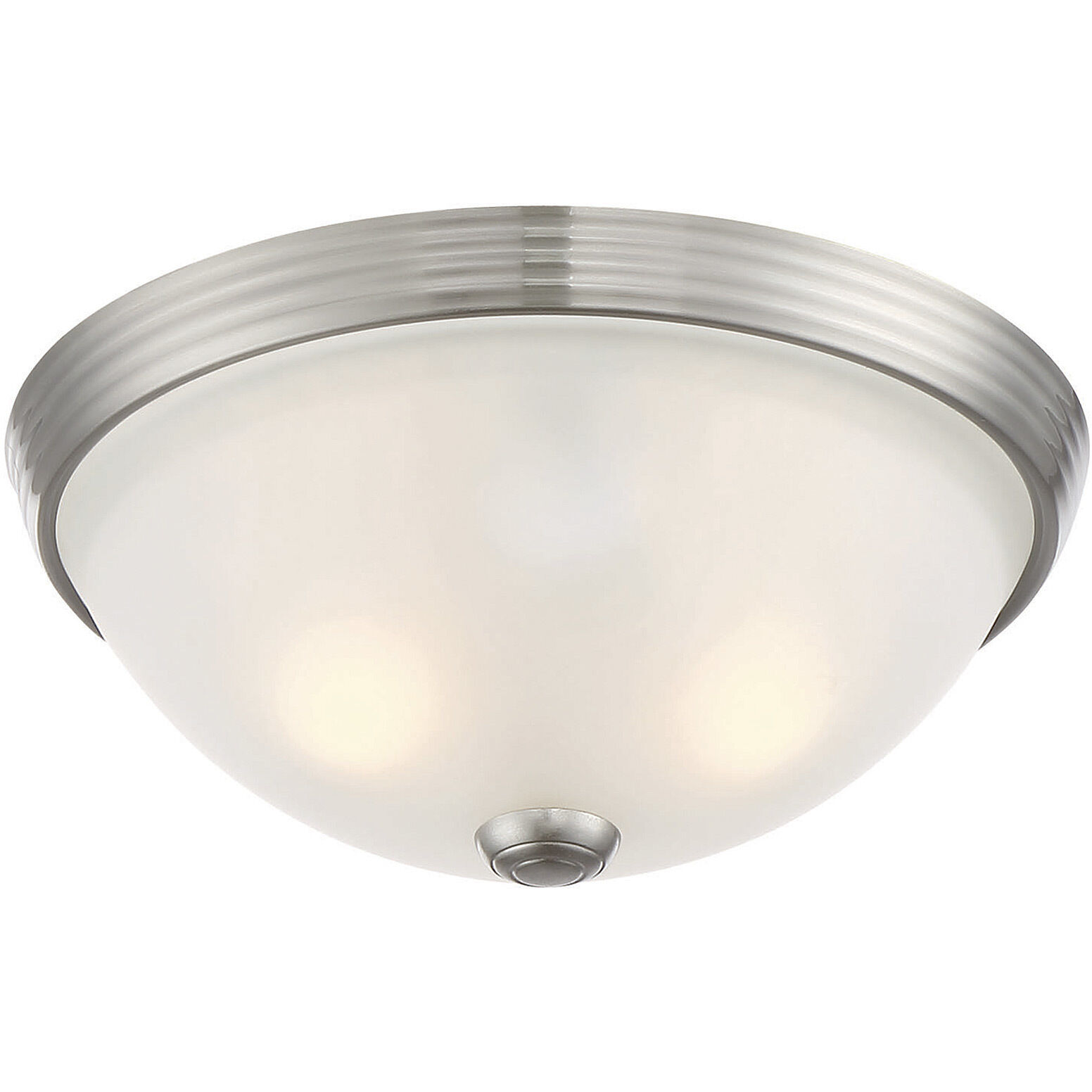 Stella 2 Light 11 inch Satin Nickel Flush Mount Ceiling Light, Essentials