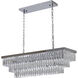 Canada 12 Light 12.2 inch Chrome Chandelier Ceiling Light