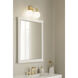 Ortesa 2 Light 15 inch Legacy Brass Vanity Wall Light