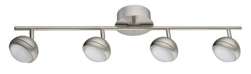 Lombes I 4 Light 120V Matte Nickel Ceiling Track Light Ceiling Light