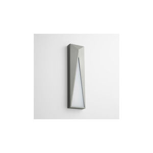 Elif 1 Light 17 inch Grey Outdoor Wall Sconce