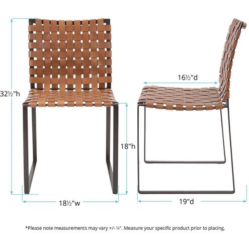 Irving Buffalo Brown/Black Dining Chair