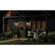 Hone 1 Light 18 inch Black Textured Outdoor Wall, Medium