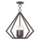 Prism 5 Light 20 inch Bronze Chandelier Ceiling Light