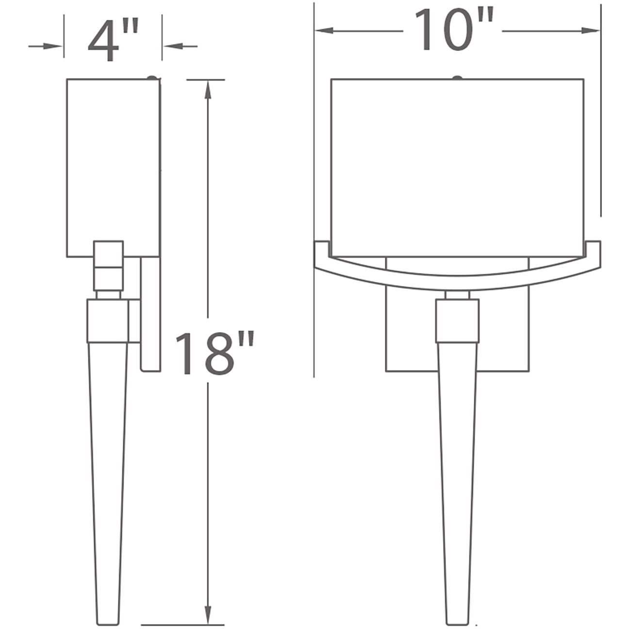 Muse Wall Sconce Wall Light in Aged Brass