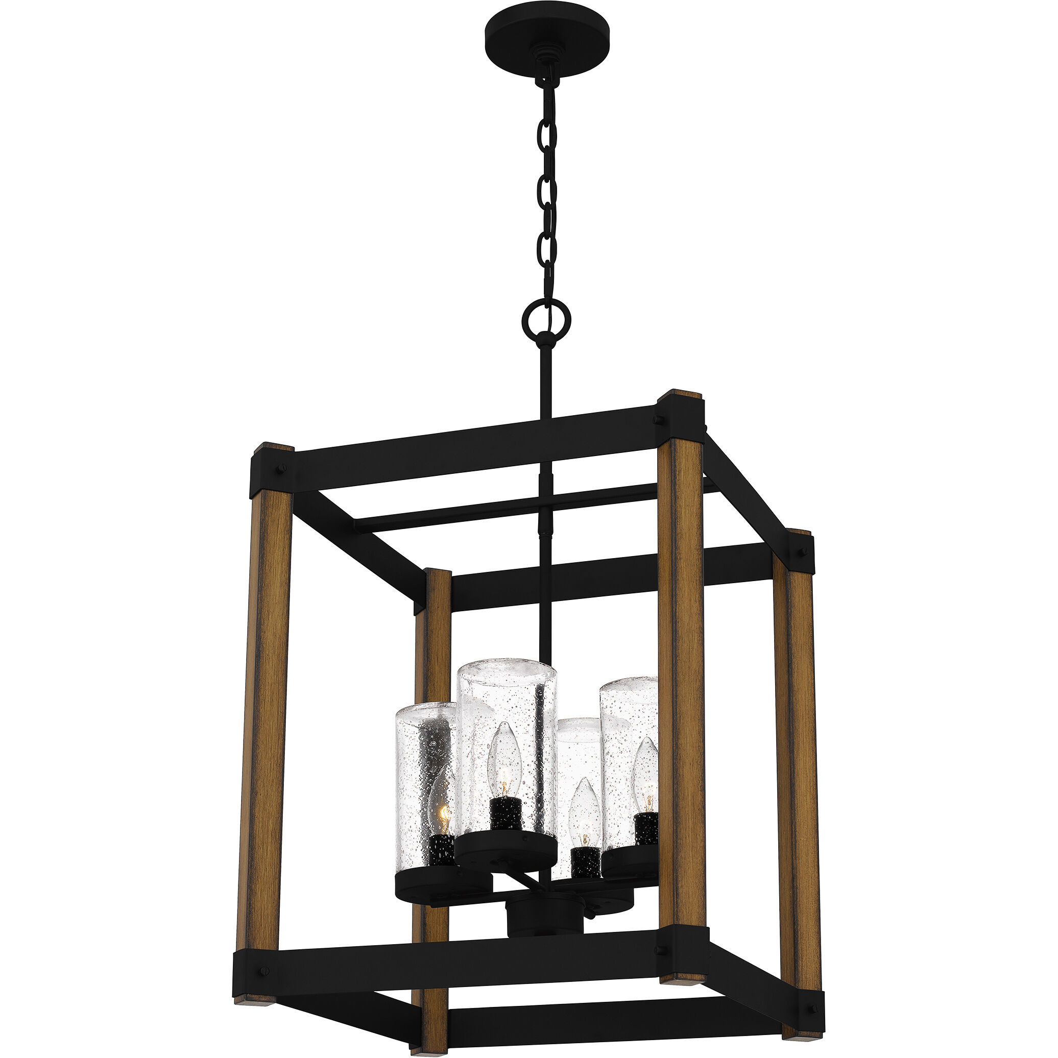 Rylan 4 Light 17 inch Matte Black Pendant Ceiling Light