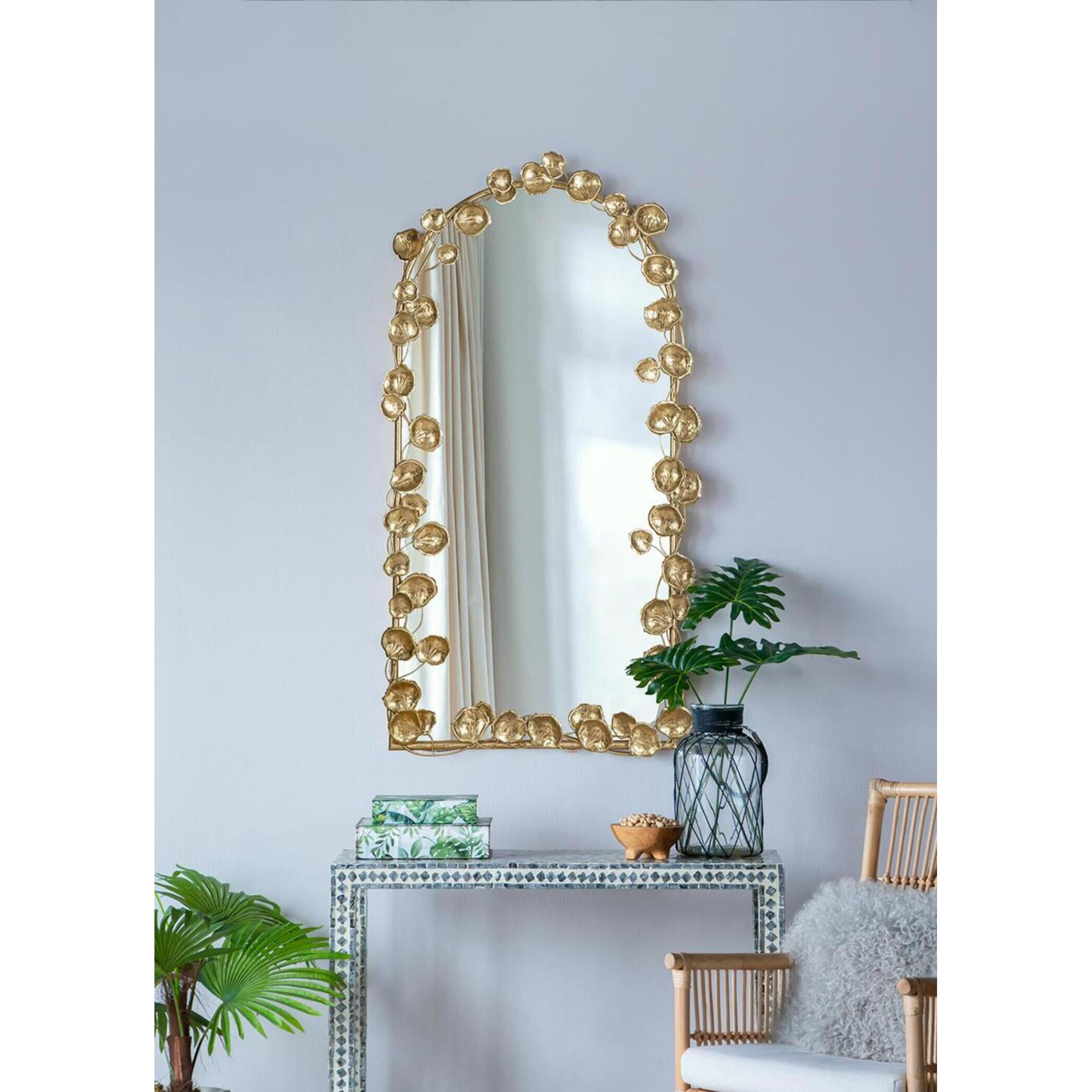 Anita 51.4 X 29.1 inch Gold Mirror
