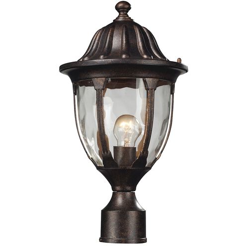 Glendale 1 Light 17 inch Regal Bronze Outdoor Post Light