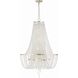 Arcadia 9 Light 24 inch Antique Silver Chandelier Ceiling Light