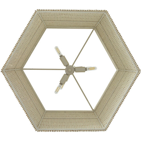 Eileen 6 Light 32 inch Winter White Chandelier Ceiling Light