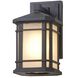 Cardiff 1 Light 9.75 inch Black Outdoor Sconce