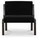 Edie Black Accent Chair